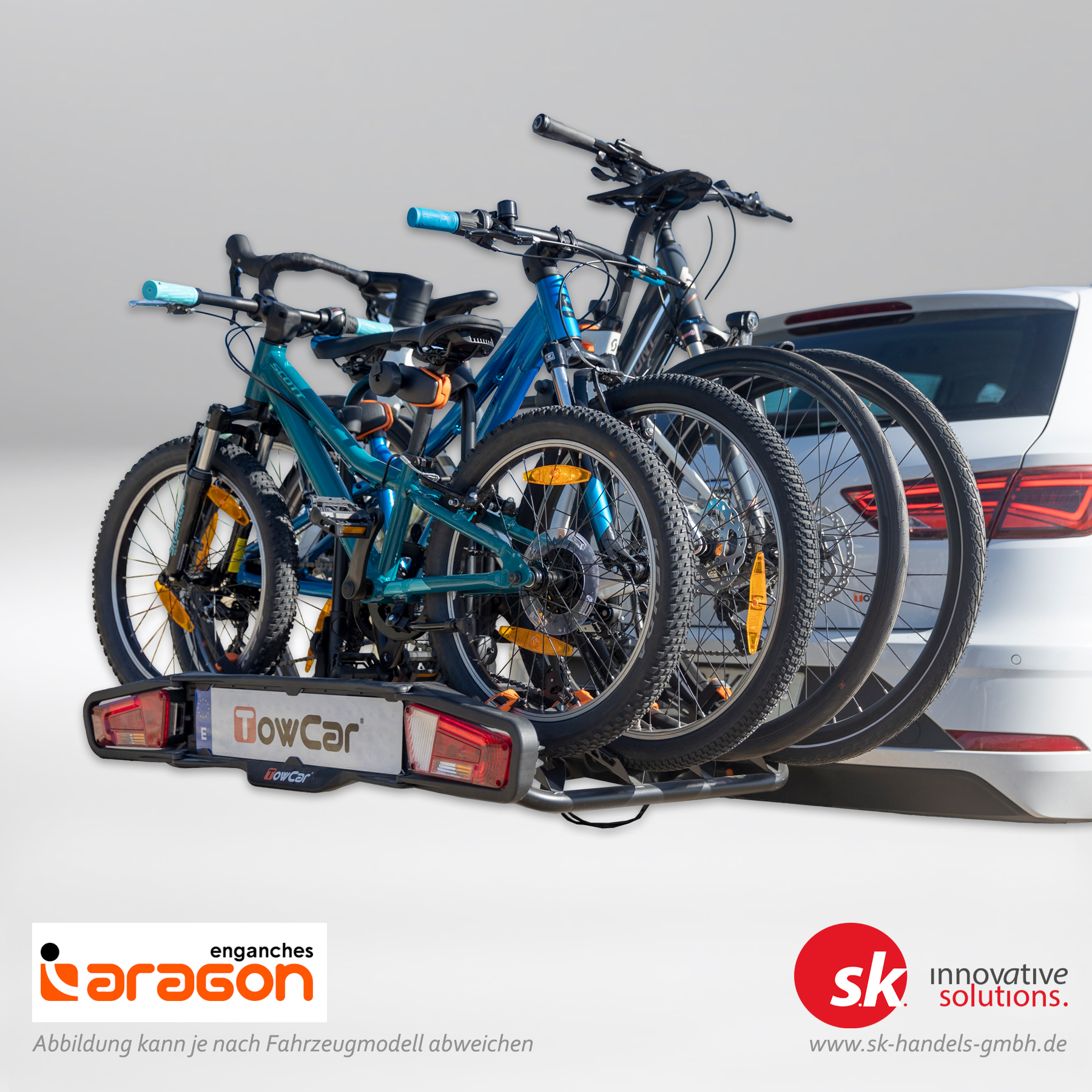 fahrradtraeger-t4-montiert Fahrradträger T4 für Anhängerkupplung